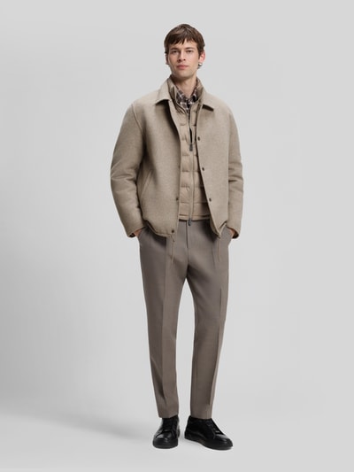 BOSS Hemdjacke mit gesteppter Front Modell 'C-Caron' Beige 1