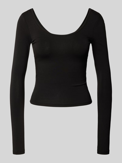 Gina Tricot Longsleeve mit tiefem Rückenausschnitt Black 2