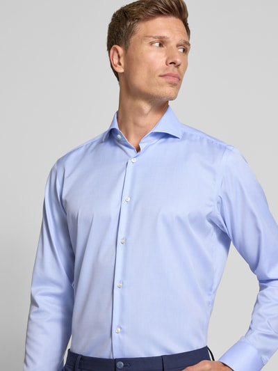BOSS Koszula biznesowa o kroju regular fit z czystej bawełny model ‘JOE’ Błękitny 3