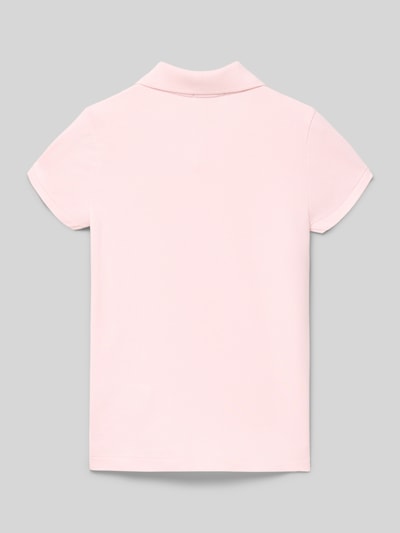 Polo Ralph Lauren Teens Regular fit poloshirt met labelstitching Roze - 3