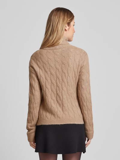 monari Strickpullover mit gerippten Abschlüssen Beige 5