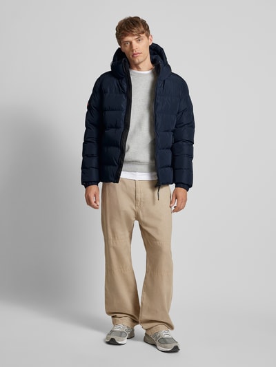 Superdry Steppjacke mit Reißverschlusstaschen Marine 1