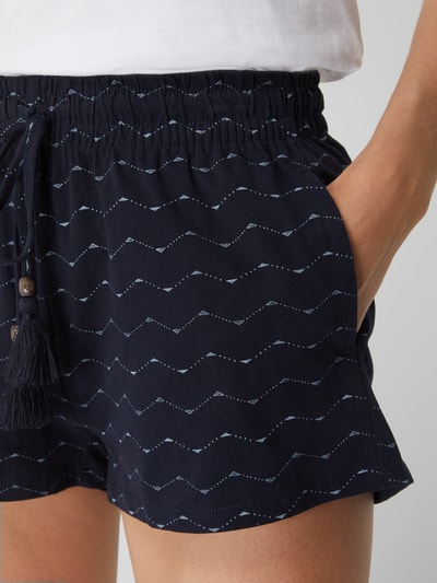 Ragwear Shorts mit Allover-Muster Modell 'Aniko' Dunkelblau 3