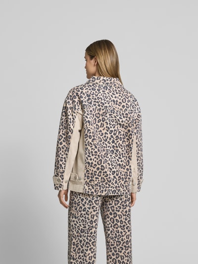 Lala Berlin Oversized Jeansjacke aus Baumwolle Mittelbraun 5