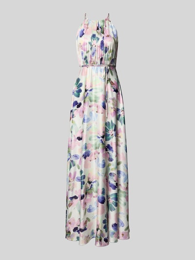 Jake*s Cocktail Abendkleid mit Bindegürtel Ecru 2