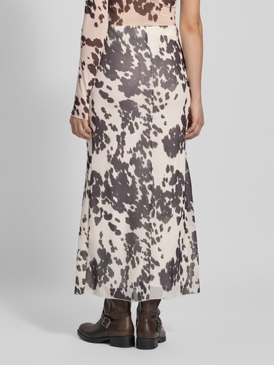 Gina Tricot Maxirock mit elastischem Bund Offwhite 5