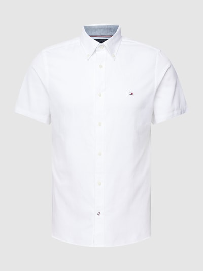 Tommy Hilfiger Koszula casualowa z kołnierzykiem typu button down model ‘DOBBY’ Biały 2