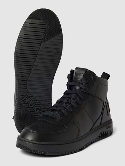 HUGO High Top Sneaker mit Label-Prägung Modell 'Kilian' Black 5