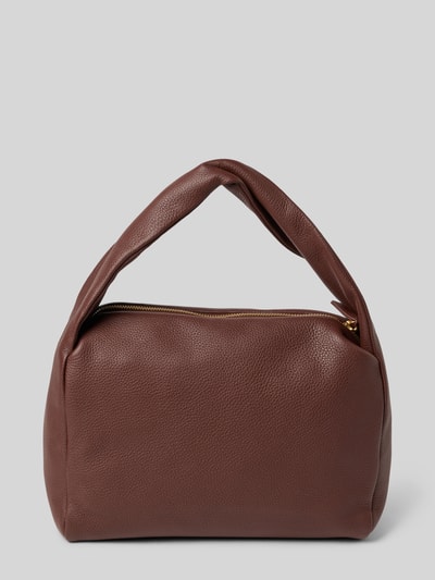 Tommy Hilfiger Henkeltasche aus echtem Rindsleder Dunkelbraun 4