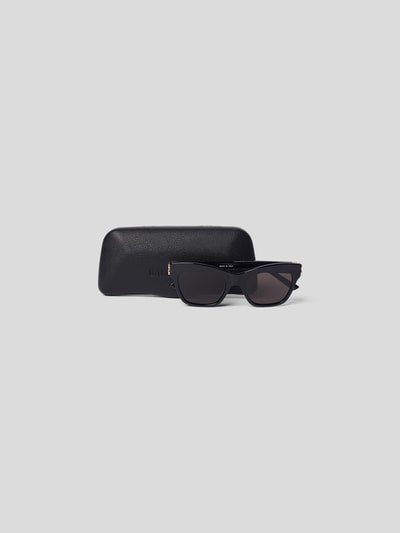 Balenciaga Sonnenbrille mit Brand-Detail Schwarz 5