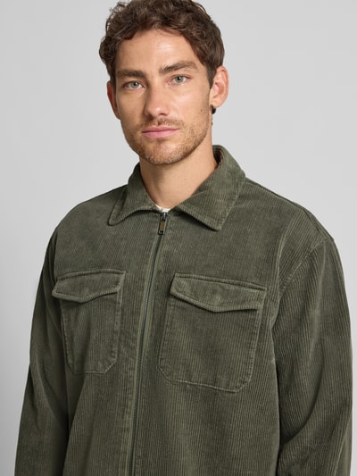 MCNEAL Overhemdjack met ritssluiting Olijfgroen - 3