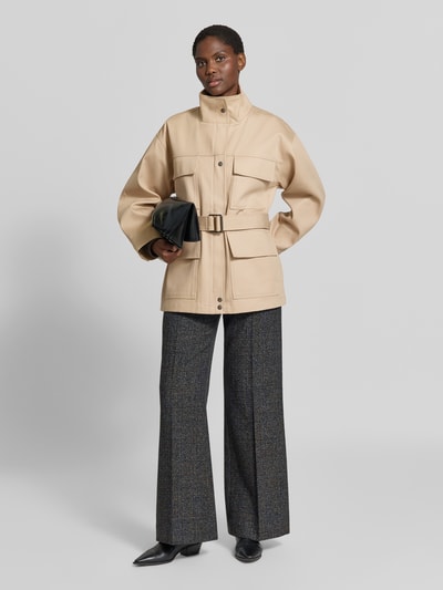 Anine Bing Funktionsjacke mit Taillengürtel Modell 'ODIN' Beige 1