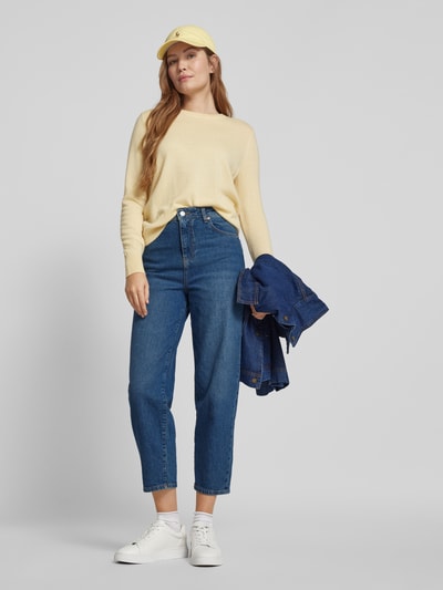 Vero Moda Mom Fit Jeans aus Baumwoll-Mix Modell 'BETSY' Dunkelblau 1