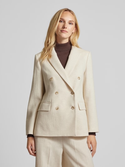 Stefanel Blazer met reverskraag Ecru - 4