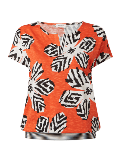 Gerry Weber Shirt mit Allover-Muster Orange 2