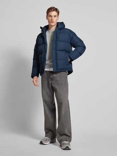 Pepe Jeans Gewatteerd jack met capuchon, model 'Tobias' Marineblauw - 1