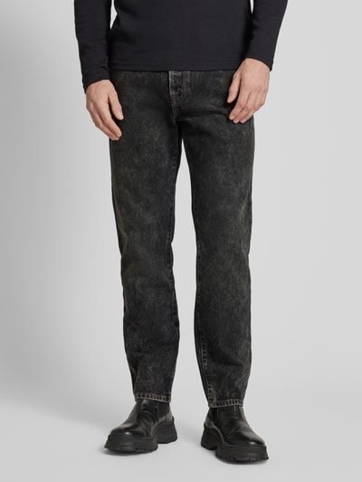 BOSS Orange Regular Fit Jeans im Used-Look Modell 'RE.MAINE' Jeansblau 4