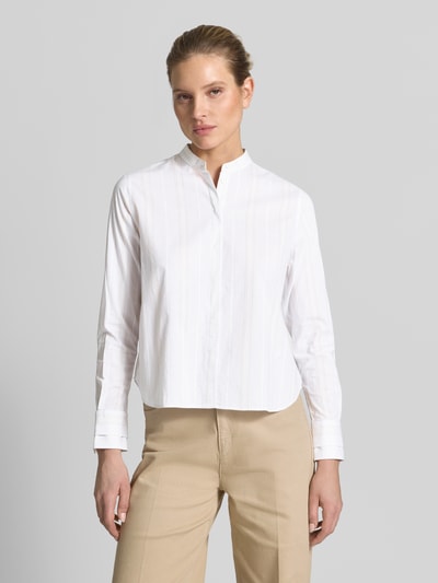 BOSS Regular Fit Bluse aus reiner Baumwolle Hellblau 4