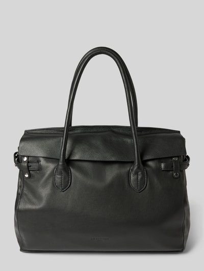 LIEBESKIND BERLIN Handtasche aus Leder mit Label-Detail Modell 'GLORIA' Black 2