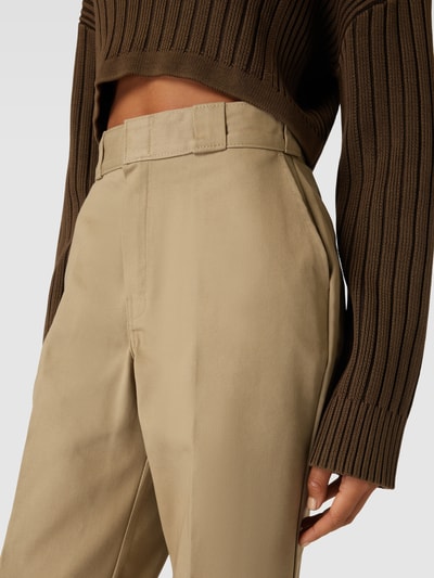 Dickies Stoffen broek met persplooien, model '874 Work Pant' Beige - 3