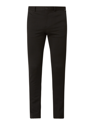 JACK & JONES Slim Fit Chino aus Jersey Modell 'Marco' Black 2