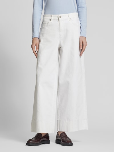 MAC Wide Leg Jeans im 5-Pocket-Design Modell 'Nevada' Offwhite 4