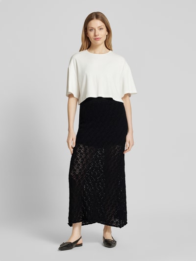 Selected Femme Maxirock mit elastischem Bund Modell 'NIVA' Black 1