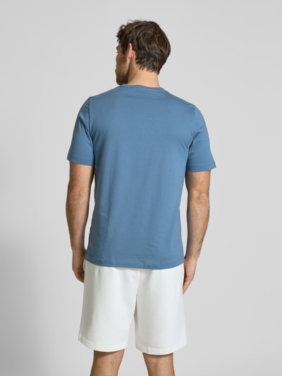 Schiesser T-Shirt aus reiner Baumwolle Jeansblau 5