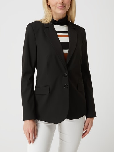 comma Blazer met stretch  Zwart - 4