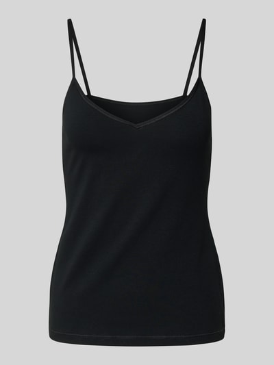 Sloggi Top mit abgerundetem V-Ausschnitt Black 1