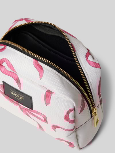WOUF Kosmetiktasche mit Label-Badge Modell 'Rita' Rosa 3