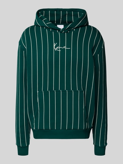 KARL KANI Hoodie met logo en kangoeroezak Petrol - 2
