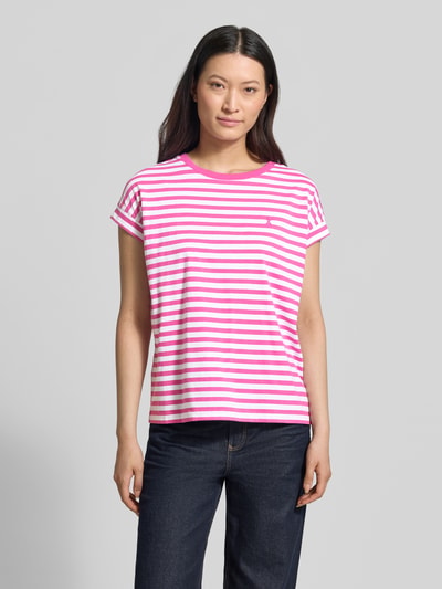 ARMEDANGELS T-shirt o kroju loose fit z czystej bawełny model 'IDAARA' Mocnoróżowy 4