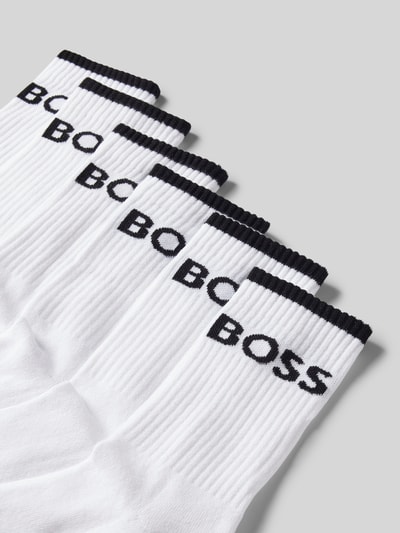 BOSS Socken mit Label-Print im 6er-Pack Weiss 2