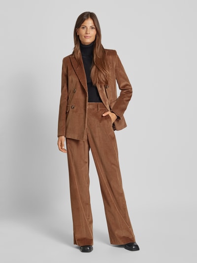 Weekend Max Mara Straight Fit Cordhose aus reiner Baumwolle mit seitlichen Eingrifftaschen Modell 'TANIA' Hazel 1