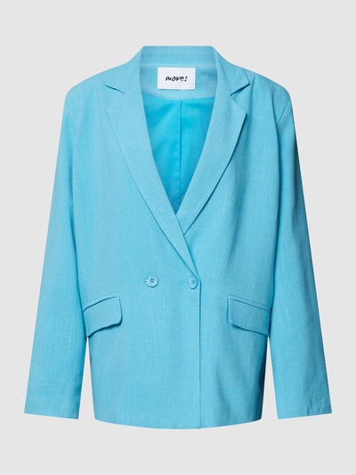 moves Blazer met klepzakken, model 'Cami' Blauw - 2