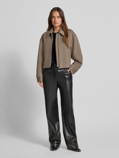 Mango Jacke mit Viskose-Anteil Modell 'CANDYX' Beige 1