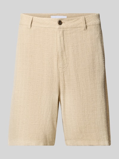 Les Deux Loose Fit Shorts aus Viskose-Leinen-Mix Modell 'Johnny' Sand 2