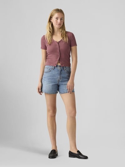 Levi's® regular fit korte jeans met 5-pocketmodel Jeansblauw - 4