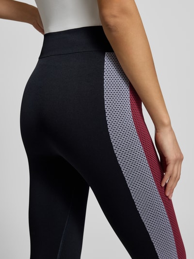 Tommy Hilfiger Leggings mit Galonstreifen Modell 'SEAMLESS' Marine 3