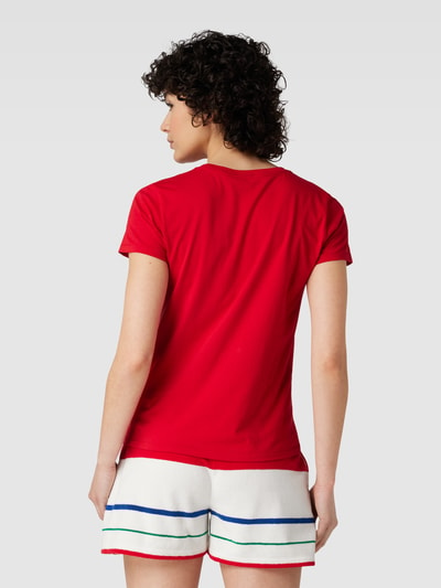 Polo Ralph Lauren T-shirt met labelprint Rood - 5