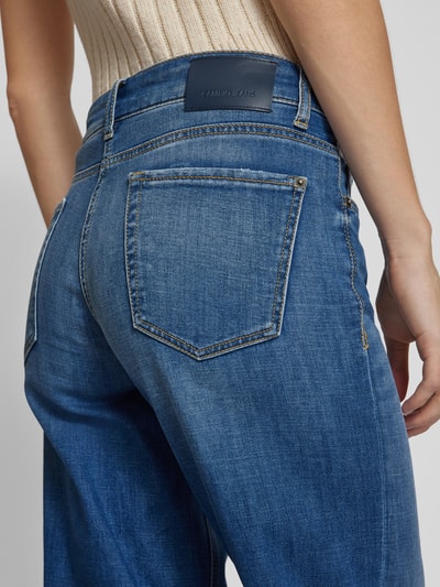 Cambio Wide leg jeans in 5-pocketmodel, model 'TESS' Blauw - 3