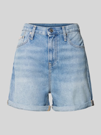 Calvin Klein Jeans Szorty jeansowe o kroju relaxed fit z detalem z logo model ‘MOM’ Jasnoniebieski 2