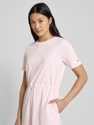 Tommy Hilfiger Oversized Freizeitkleid aus reiner Baumwolle Rosa 3