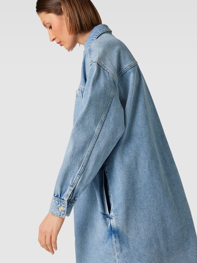 Jake*s Casual Jeanskleid mit Umlegekragen Jeansblau 3