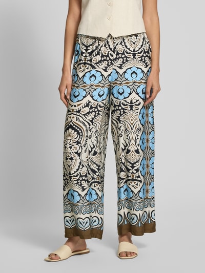 monari Stoffhose mit Tunnelzug Bleu 4