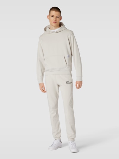 Replay Hoodie met labelpatch Lichtgrijs - 1