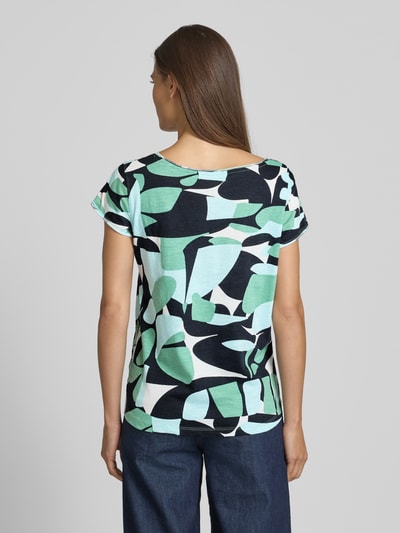 Tom Tailor Regular Fit T-Shirt aus reiner Baumwolle Marine 5