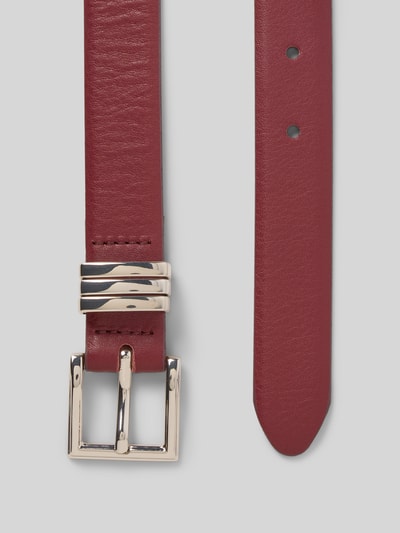 Weinmann Gürtel aus Nappaleder mit Dornschließe Bordeaux 3