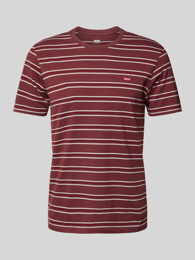 Levi's® T-Shirt mit Streifenmuster Modell 'ORIGINAL' Rot 1